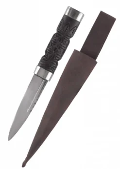 Sgian Dubh Messer mit Lederscheide