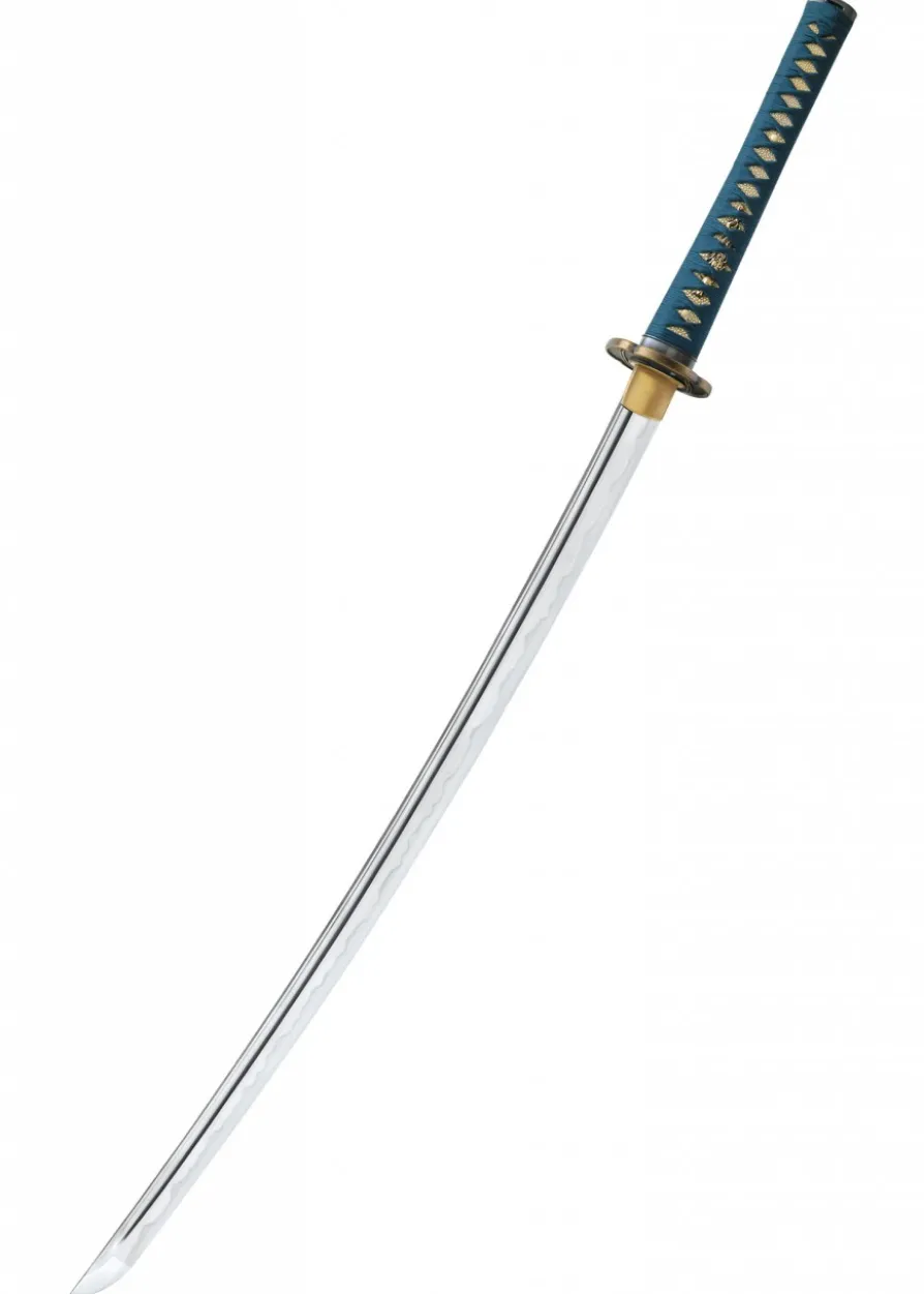 Shikoto Hammer-Forged Longquan Master Teal Katana