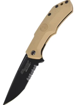 Sig Sauer M1, Wellenschliff, TAN, Taktisches Taschenmesser