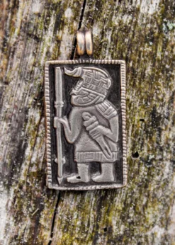 Skandinavisches Amulett, Schmuckanhänger aus der Vendelzeit, 6.-7. Jahrhundert