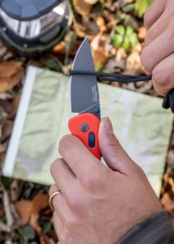 SOG AEGIS AT - RESCUE RED, INDIGO, Taschenmesser