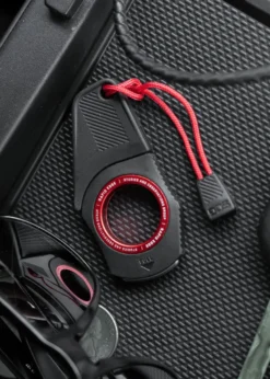 SOG RAPID, BLACK + RED, Feststehendes Messer