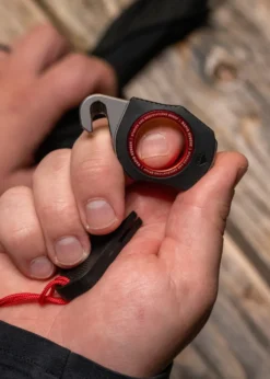 SOG RAPID RESCUE, BLACK + RED, Feststehendes Messer