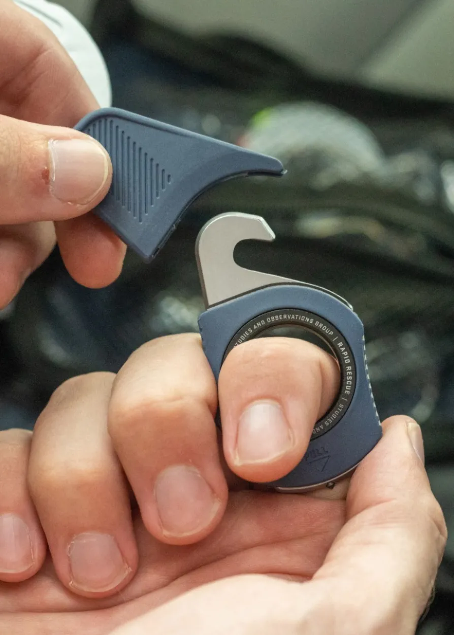 SOG RAPID RESCUE, MIDNIGHT BLUE, Feststehendes Messer