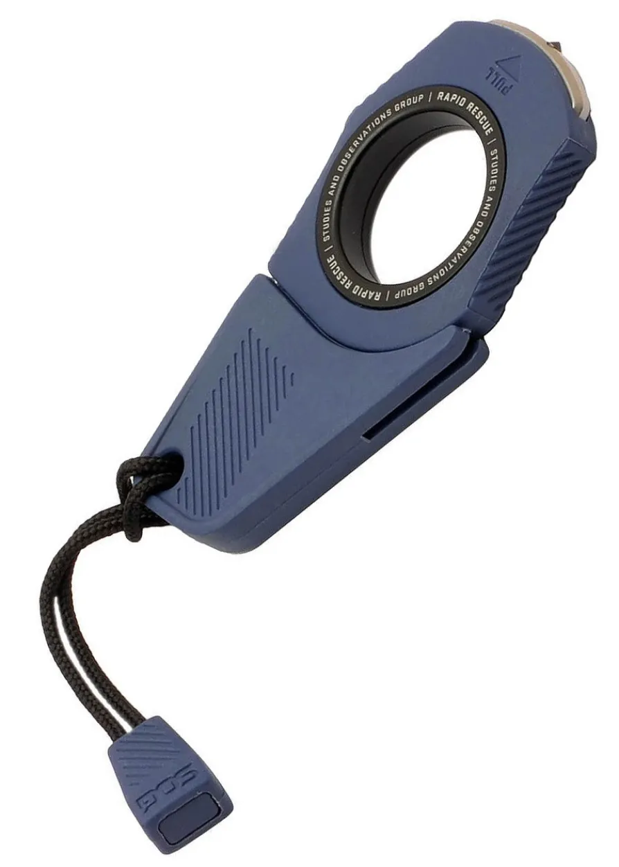 SOG RAPID RESCUE, MIDNIGHT BLUE, Feststehendes Messer