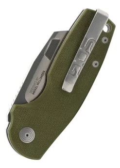 SOG STOUT SJ CLEAVER, OD GREEN + STONEWASH, Taschenmesser