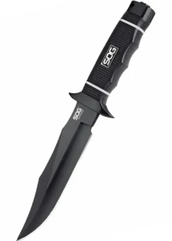 SOG TECH BOWIE, BLACK TINI, Feststehendes Messer