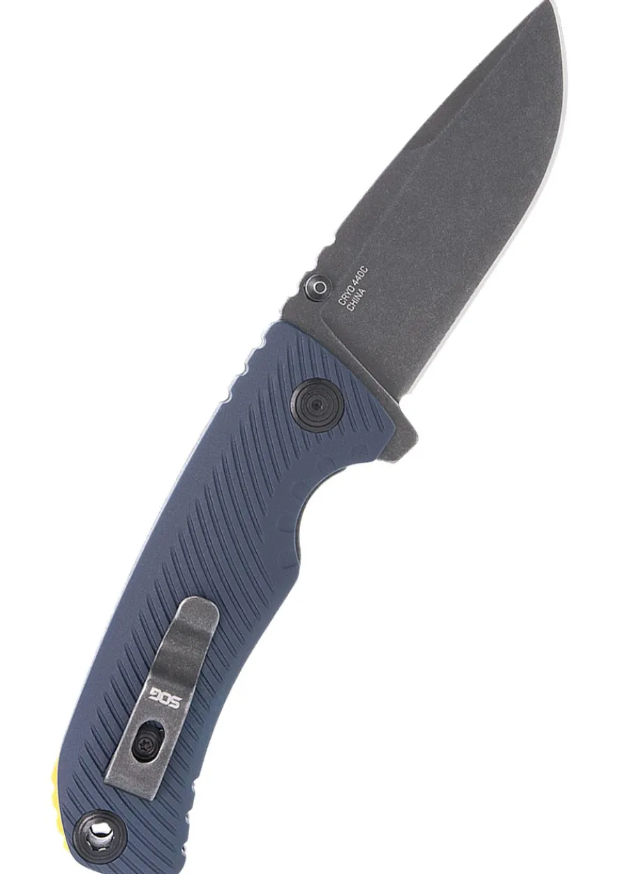SOG TELLUS ATK - SQUID INK + YELLOW, Taschenmesser