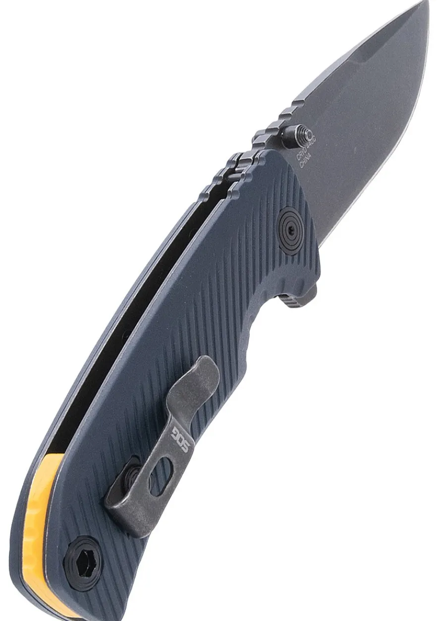 SOG TELLUS ATK - SQUID INK + YELLOW, Taschenmesser