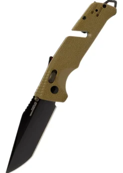 SOG TRIDENT AT - FLAT DARK EARTH - TANTO, Taschenmesser