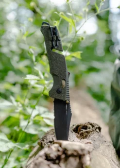 SOG TRIDENT AT - OLIVE DRAB Teilwellenschliff, Taschenmesser