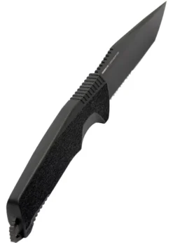 SOG TRIDENT FX, BLACKOUT, PARTIALLY SERRATED, Feststehendes Messer