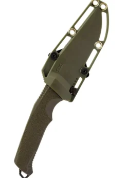 SOG TRIDENT FX, OD GREEN, PARTIALLY SERRATED, Feststehendes Messer