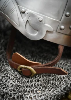 Spangenhelm mit Nasal, 2 mm Stahl