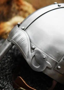 Spangenhelm mit Nasal, 2 mm Stahl