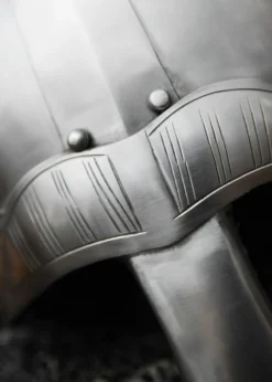 Spangenhelm mit Nasal, 2 mm Stahl