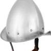 Spitzer Morion Helm mit Lederinlet