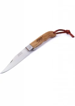 Sportliches Taschenmesser mit Linerlock + Lederschlaufe