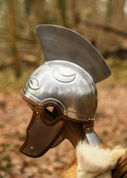 Spätrömischer Centurion Helm (Intercisa IV), Stahl