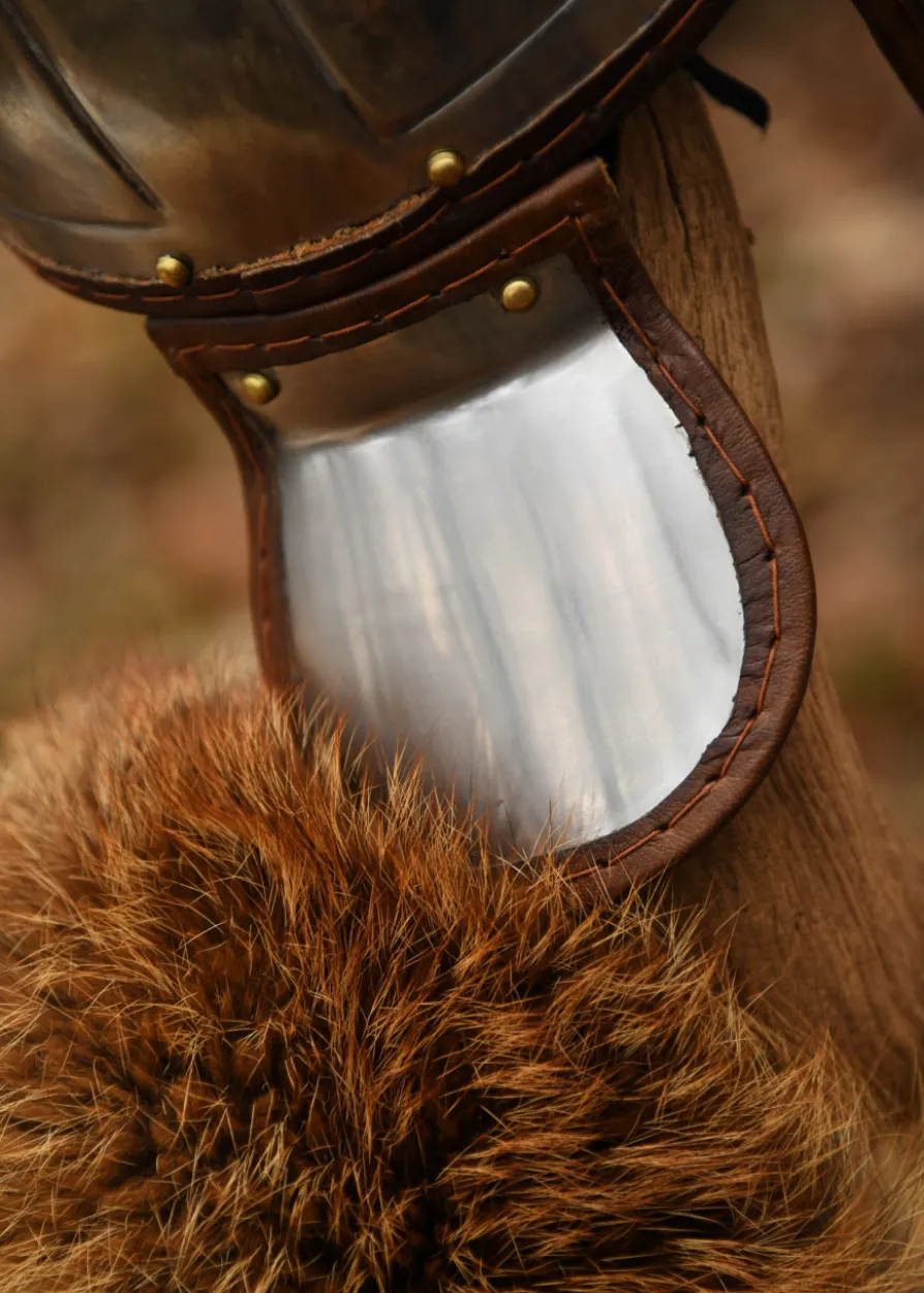Spätrömischer Centurion Helm (Intercisa IV), Stahl