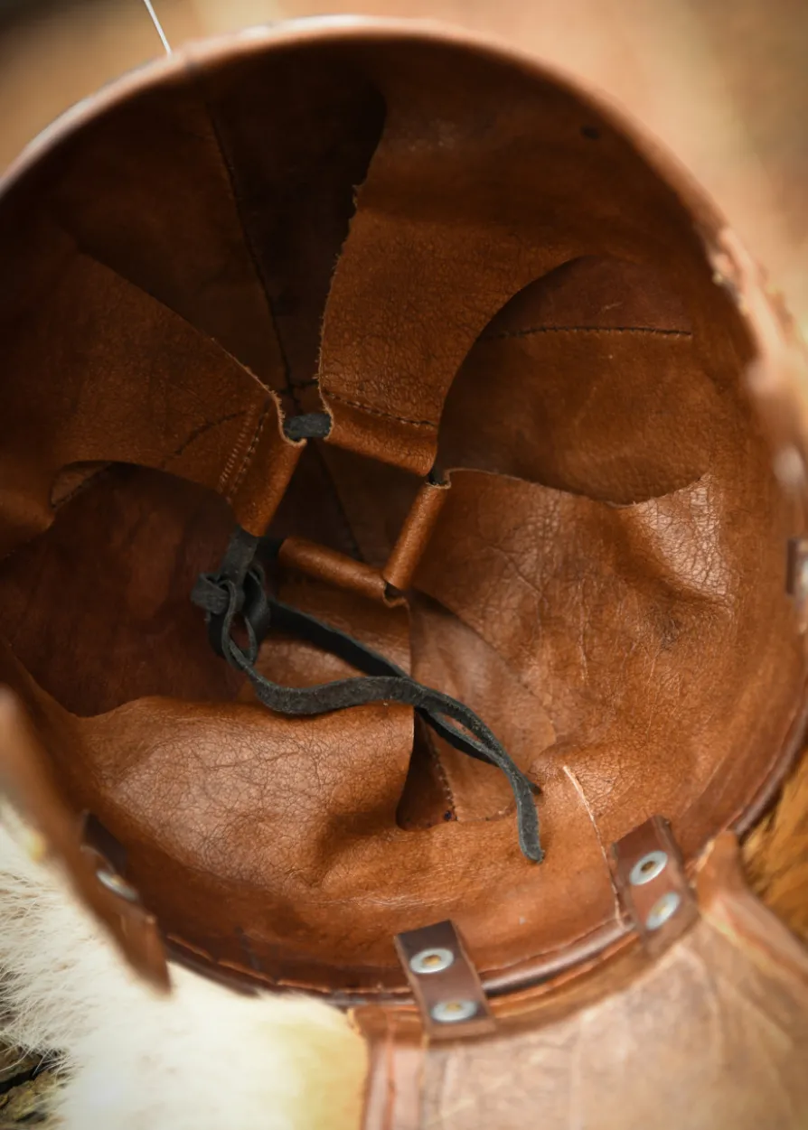 Spätrömischer Centurion Helm (Intercisa IV), Stahl