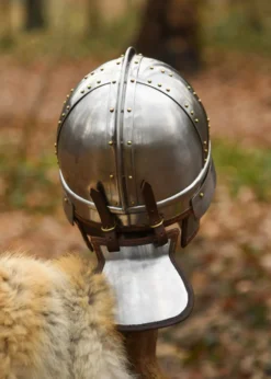 Spätrömischer Kavallerie Helm (Burgh Castle), Stahl