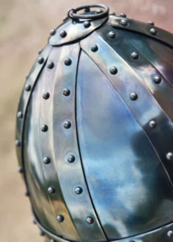 Spätrömischer Spangenhelm Deir el-Medina, 1,6 mm Stahl