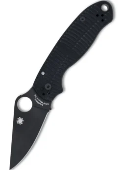 Spyderco Para 3 SALT, G10, Magnacut, All Black, Taschenmesser