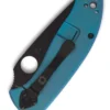 Spyderco Tenacious R.I.L. Blue Titanium, Black Blade, Taschenmesser