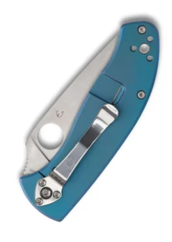 Spyderco Tenacious R.I.L. Blue Titanium, Taschenmesser