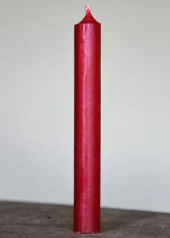 Stabkerze, Glatt, 180 x 22 mm, Set aus 10 Stk