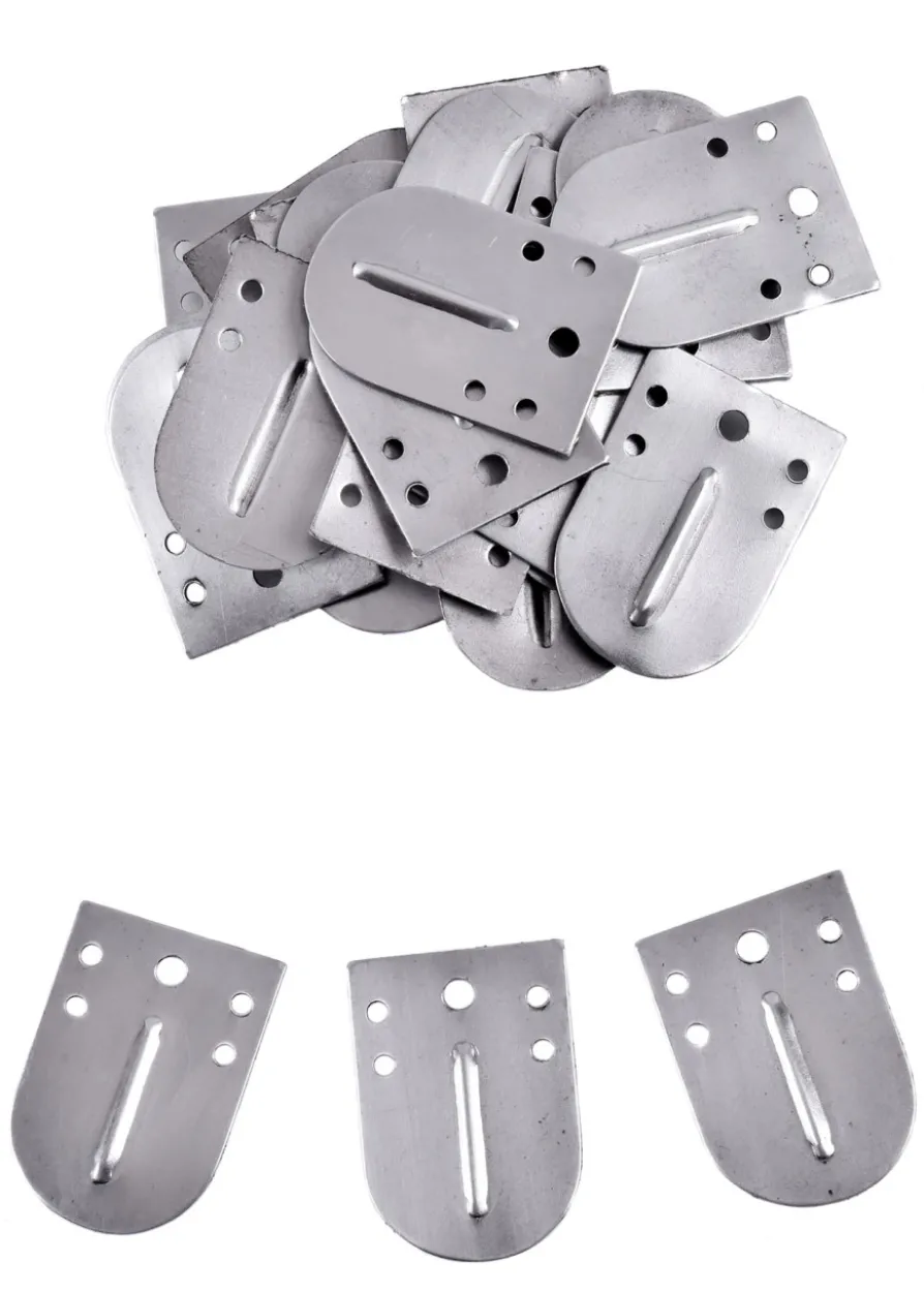Stahlschuppen für Lamellenrüstung, 25 mm x 35 mm, mit Mittelrippe (25 Stück)