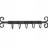 Stange zur Wandbefestigung mit 5 Haken