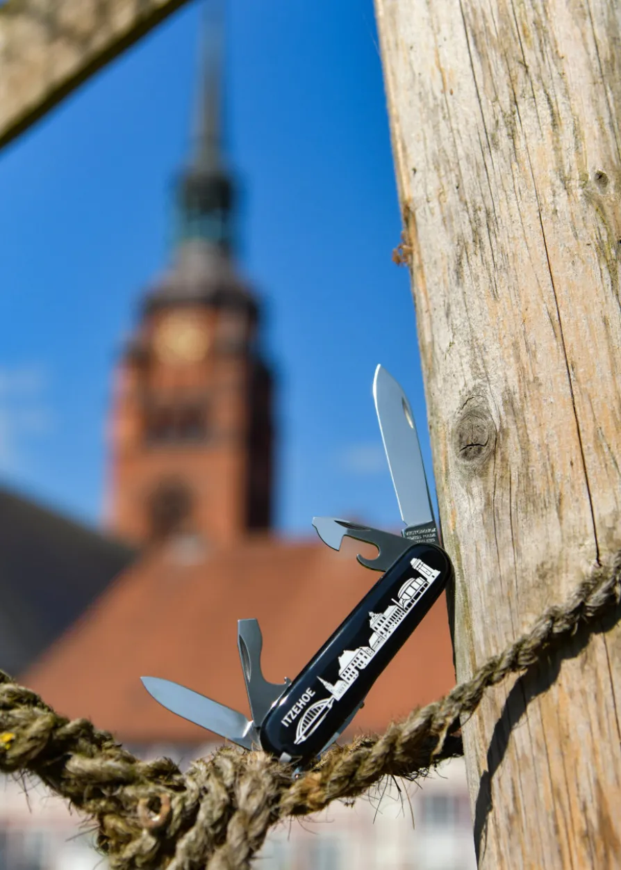 Städtemesser Spartan, schwarz, Itzehoe