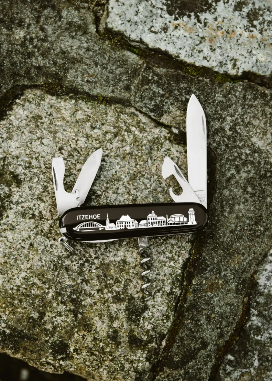 Städtemesser Spartan, schwarz, Itzehoe