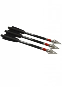 Steambow AR-Series – SCHWERE CARBON-JAGDPFEILE – Set aus 3 Stk