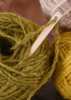 Stricknadel / Große Nähnadel aus Knochen fürs Nadelbinden