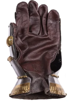Stundenglashandschuhe, Circa 1390, handgefertigt aus 1,6mm Stahl