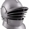 Sturmhaube od. Burgonet, 3-teilig, 2 mm Stahl