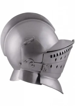 Sturmhaube od. Burgonet, 3-teilig, 2 mm Stahl