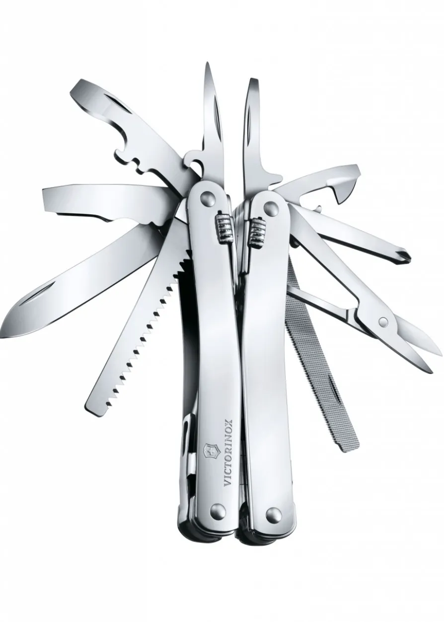 SwissTool Spirit X, in Leder-Etui