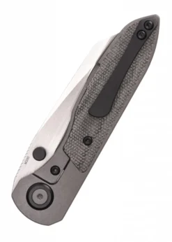 Taschenmesser Allie-P, Satiniert, schwarzes Micarta, Wehr Knives