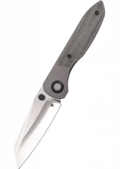 Taschenmesser Allie-P, Satiniert, schwarzes Micarta, Wehr Knives
