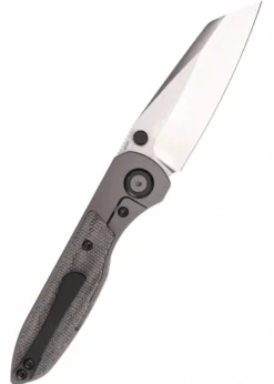 Taschenmesser Allie-P, Satiniert, schwarzes Micarta, Wehr Knives