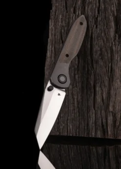 Taschenmesser Allie-P, Satiniert, Grünes Micarta, Wehr Knives