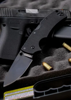 Taschenmesser American Lawman, S35VN, Schwarz