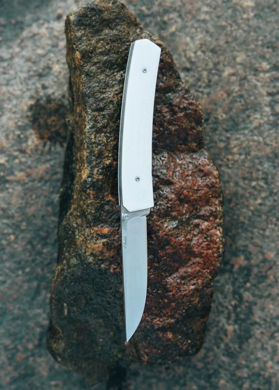Taschenmesser Brisa Piili 85 - Elfenbeinfarbiges Micarta