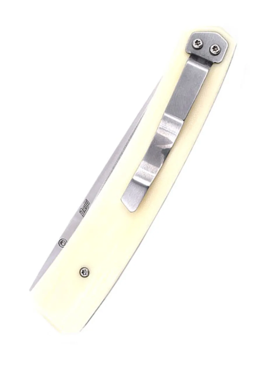 Taschenmesser Brisa Piili 85 - Elfenbeinfarbiges Micarta