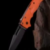 Taschenmesser Demko AD20.5 Clip Point, Orange, DLC
