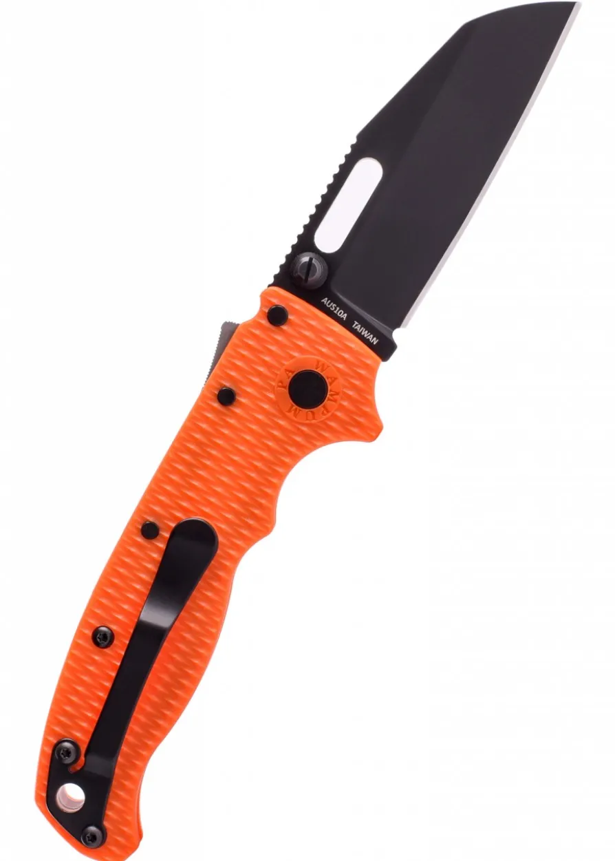 Taschenmesser Demko AD20.5 Shark Foot, Orange, DLC